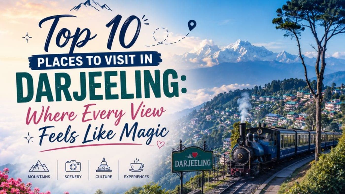 Top 10 Places to Visit in Darjeeling: Where Every View Feels Like Magic
