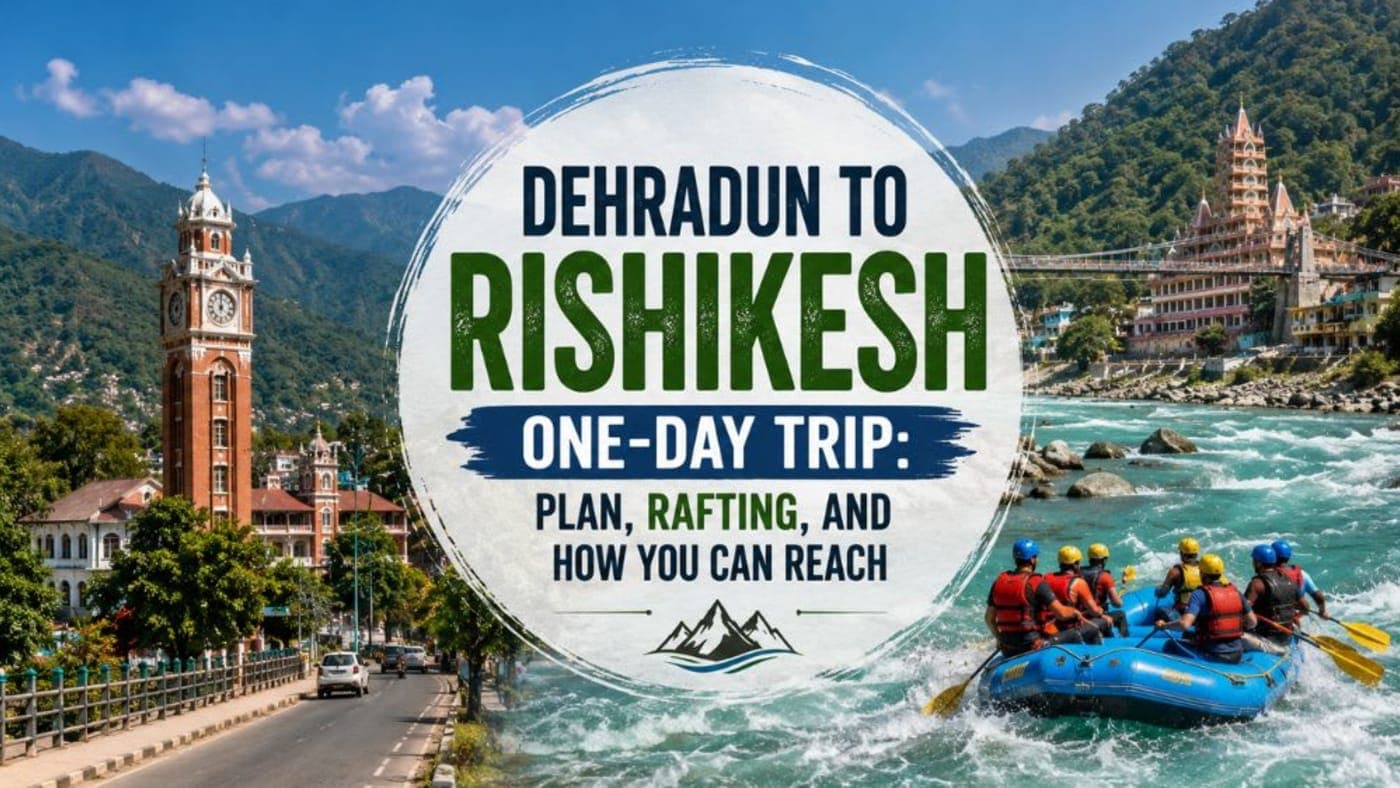 Dehradun to Rishikesh One-Day Trip: Plan, Rafting, and How You Can Reach