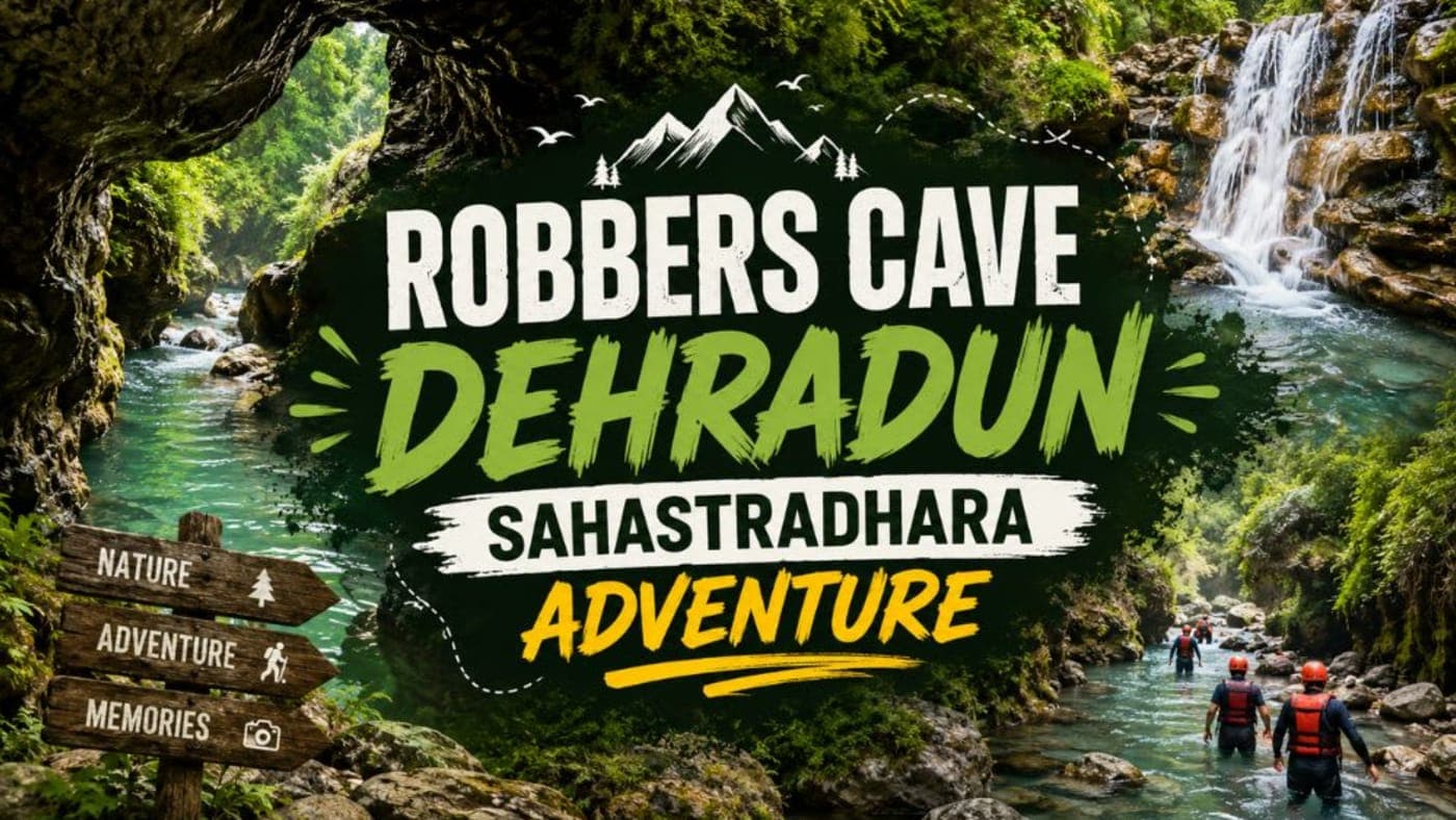 Robbers Cave Dehradun Sahastradhara Adventure: Walking, Water, and Photography