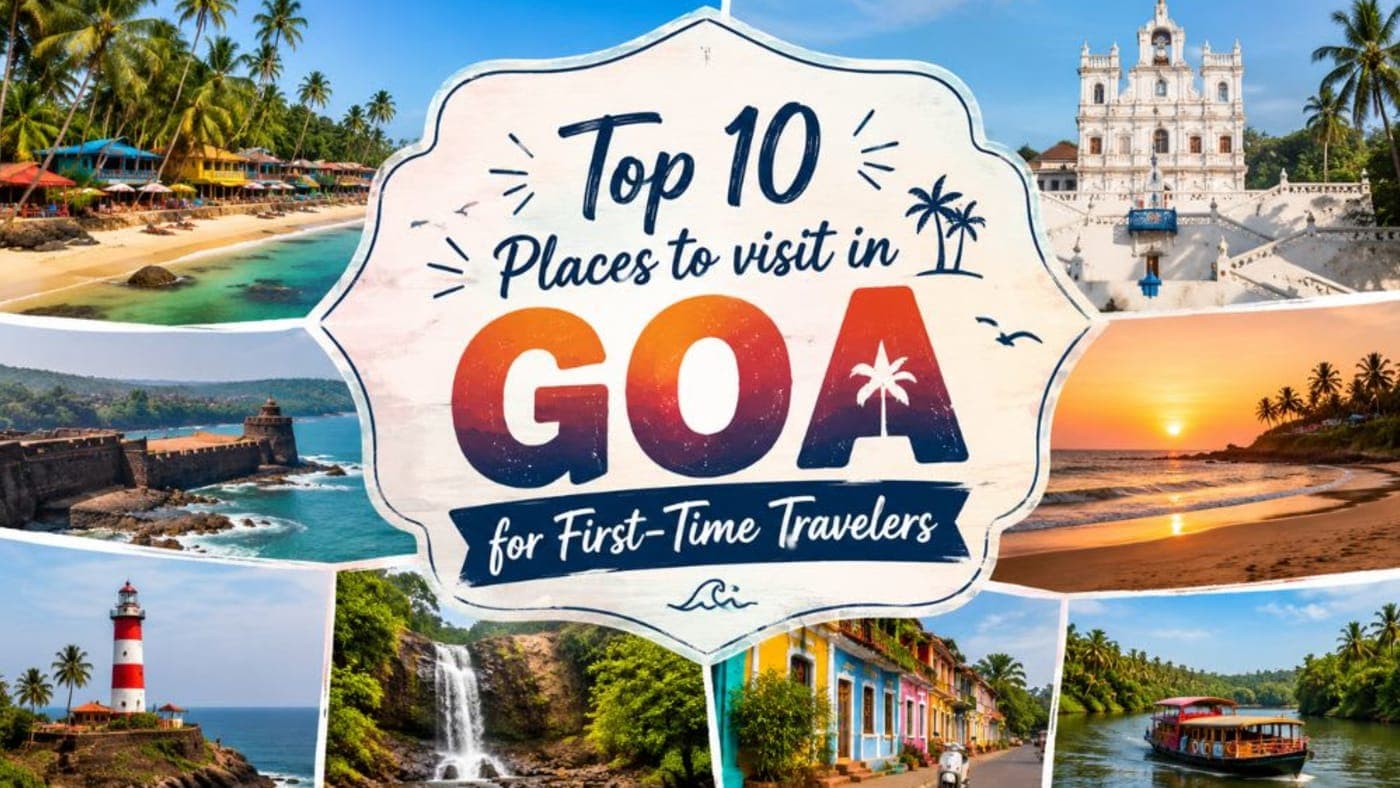 Top 10 Places to visit in Goa for First-Time Travelers