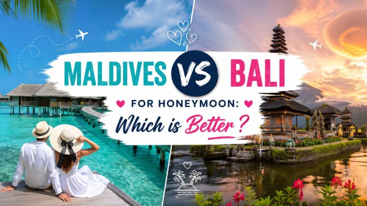 Maldives vs Bali for honeymoon: Which is Better ?